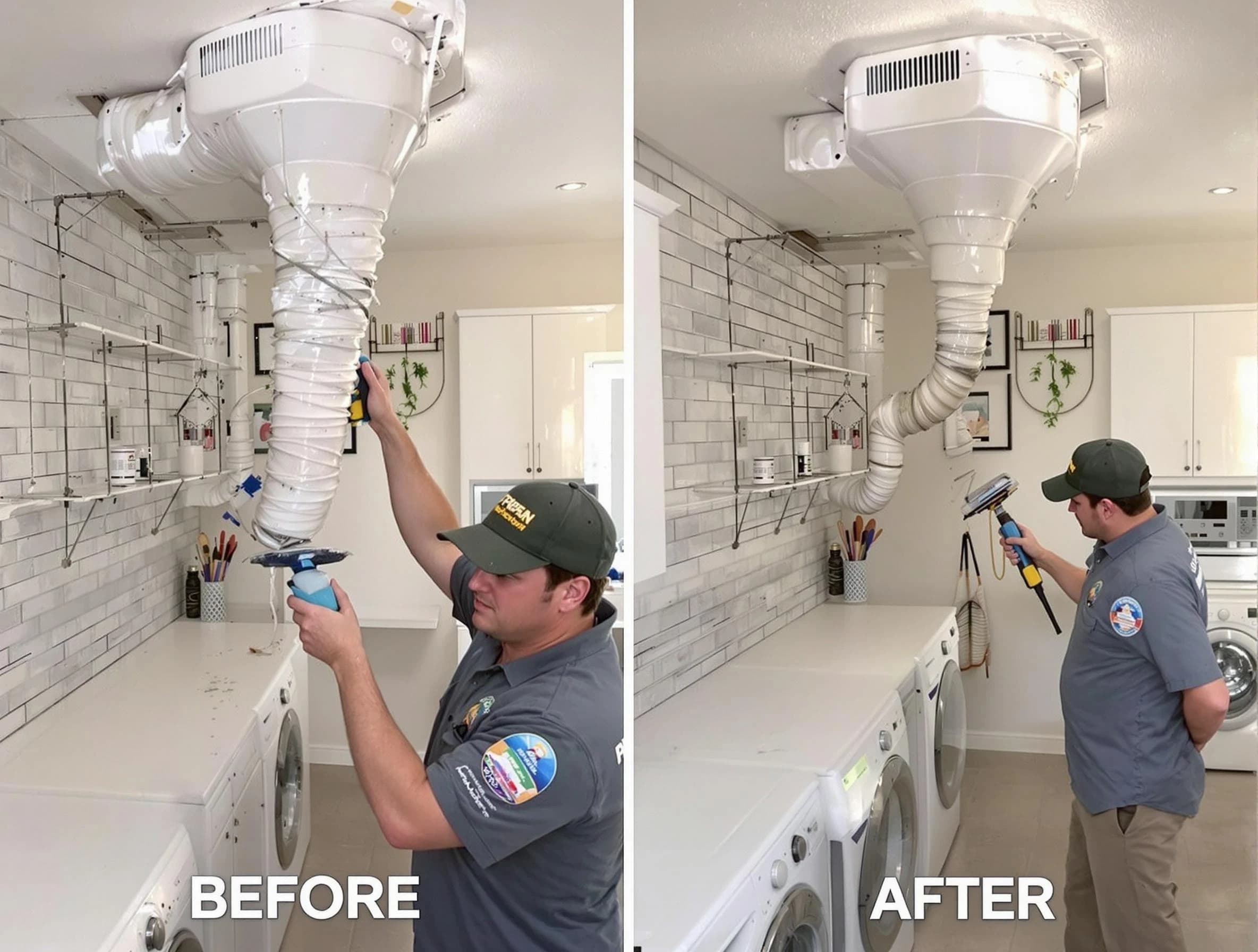 Professional dryer exhaust vent cleaning by Spanish Fork Dryer Vent Cleaning in Spanish Fork