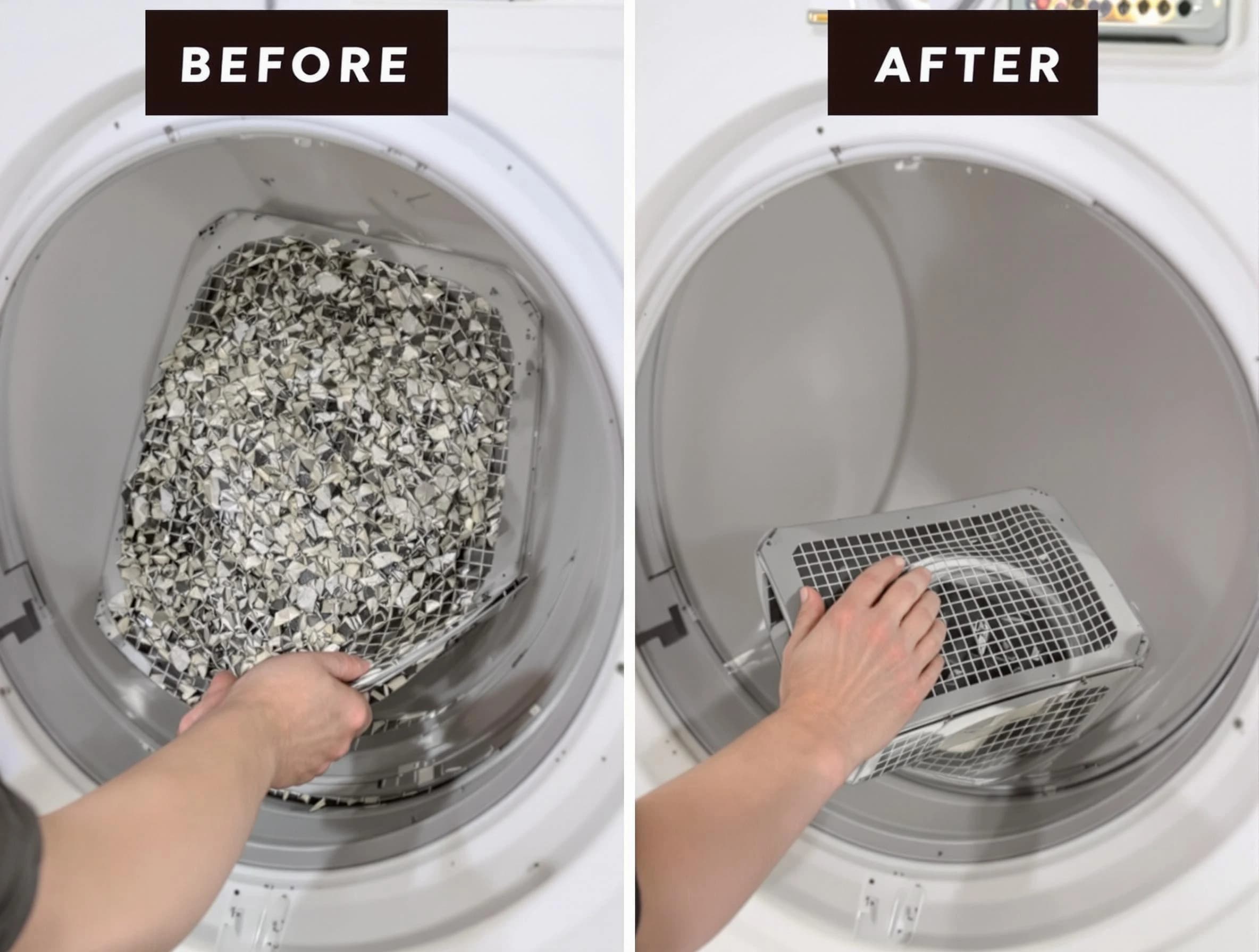 Professional lint trap cleaning by Spanish Fork Dryer Vent Cleaning in Spanish Fork